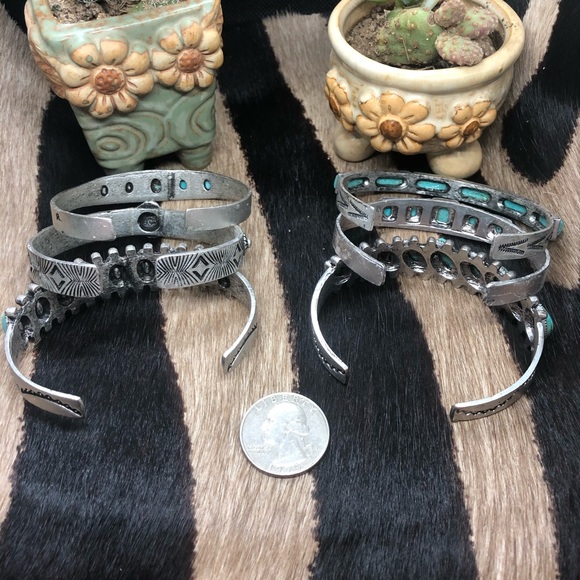 💠 Natural Stone Cuff Bracelet Fashion Jewelry - Picture 8 of 10